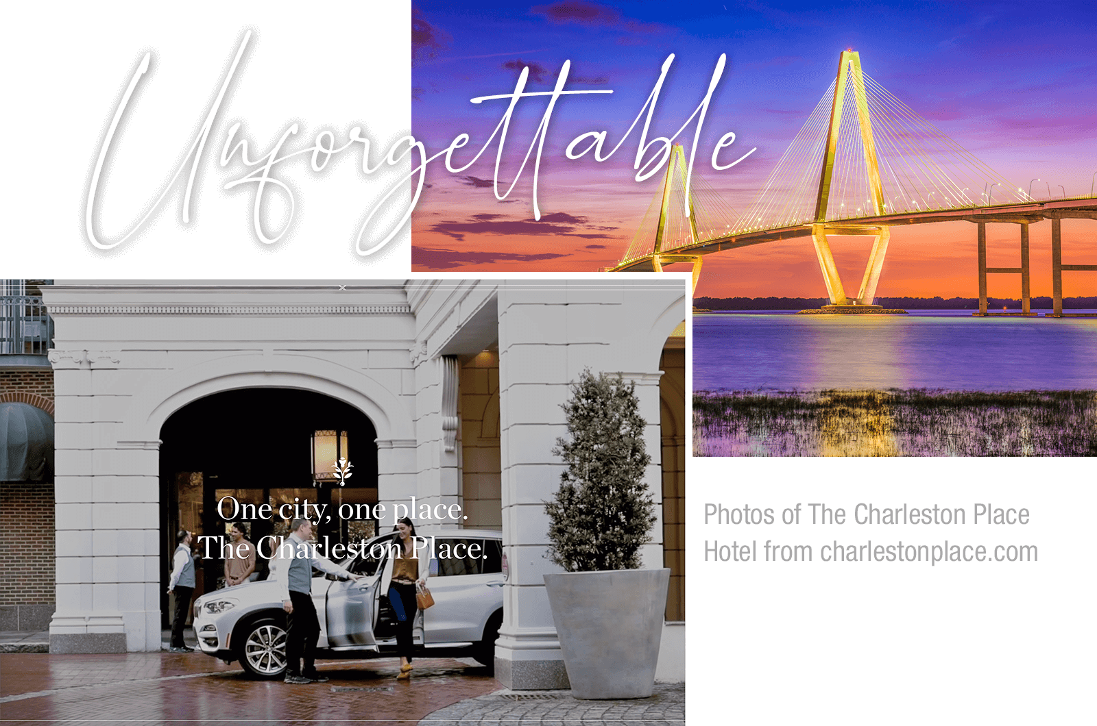 Enter Our Dream Honeymoon Giveaway - Morilee & Bridal Connection - Charleston Place Hotel