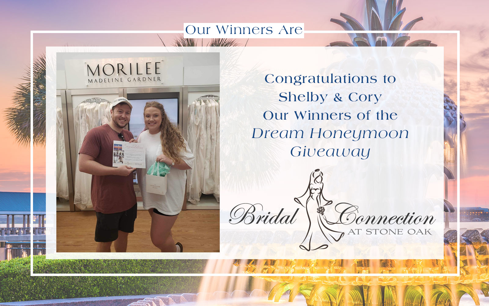 Enter Our Dream Honeymoon Giveaway - Morilee & Bridal Connection